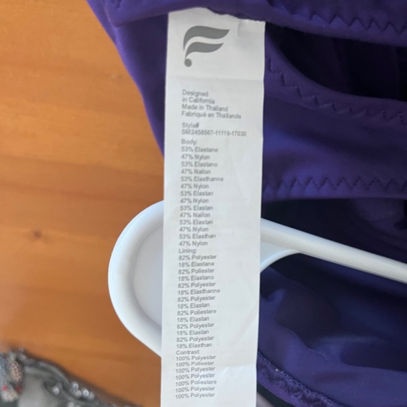 Sold 🌤️NWT Fabletics High Leg Swimsuit - Picture 7 of 7